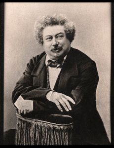 Portrait of Alexandre Dumas by French Photographer